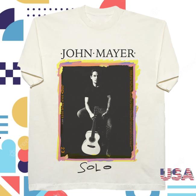 Official John Mayer Clothing Store Shop John Mayer Solo Tour White Photo Shirts JohnMayer Merch