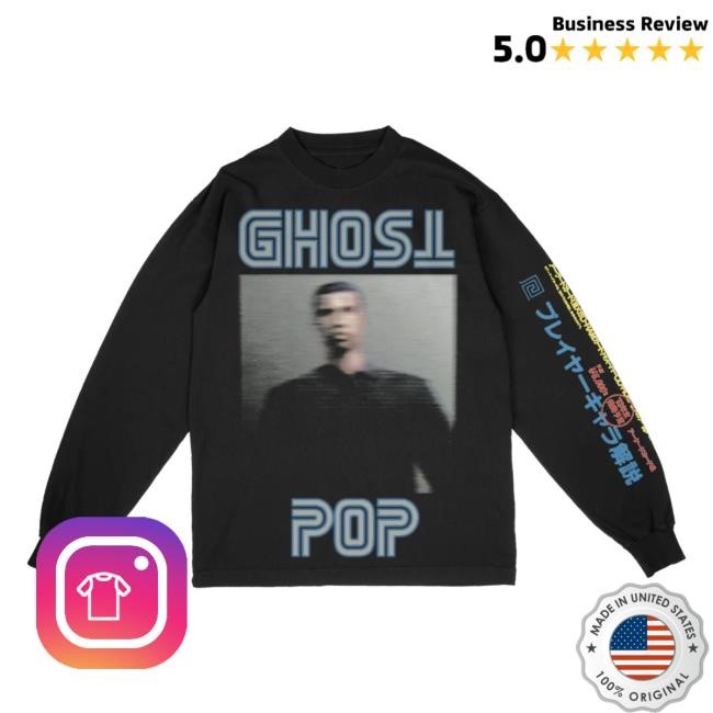 Official Jpegmafia Merch Store Ghost Pop NPC Long Sleeve Shirts