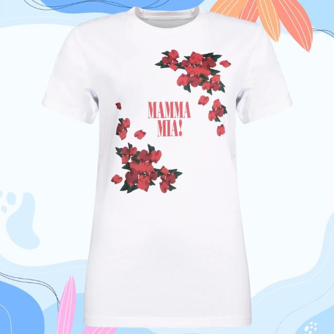 Abba Mamma Mia Flower T Shirt