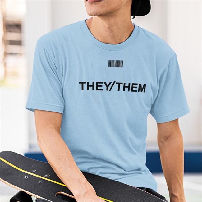 Hoshi They Them Barcode T Shirt Gate194 Merch