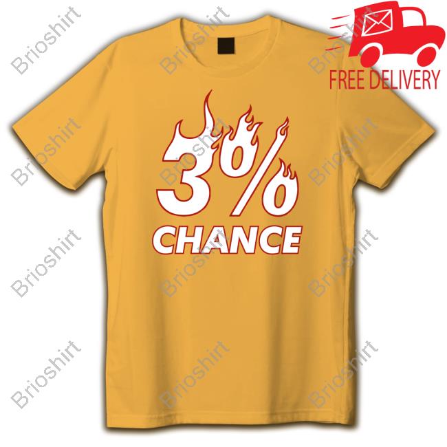Official Barstool U 3% Chance T Shirt