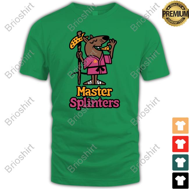 The Old Turtle Den Master Splinters Pizza Tee