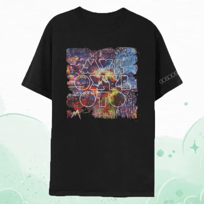Official Coldplay Merch Store Shop Coldplay Mylo Xyloto - Black Tees Cold Play