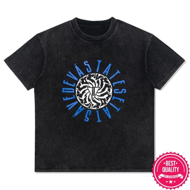 Official Dover Street Market Clothing Store Brain Dead Men's Buzzsaw T Shirt Washed Black