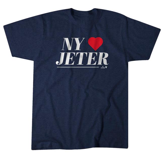 Official Breakingt Merch New York Loves Jeter Long Sleeve Shirt