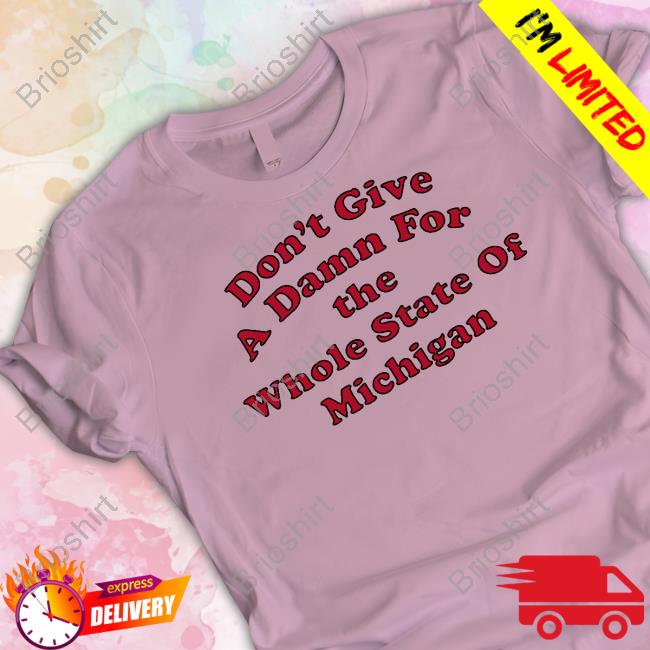 Dry Good Eleven Warriors Shop Don't Give A Damn For The Whole State Of Michigan Hoodie