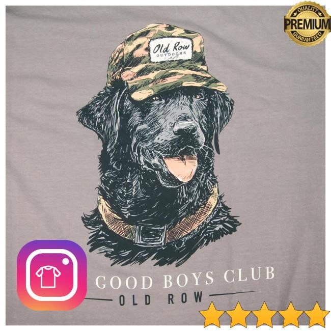Official Old Row Clothing The Black Duck Dog Pocket Tee OldRow