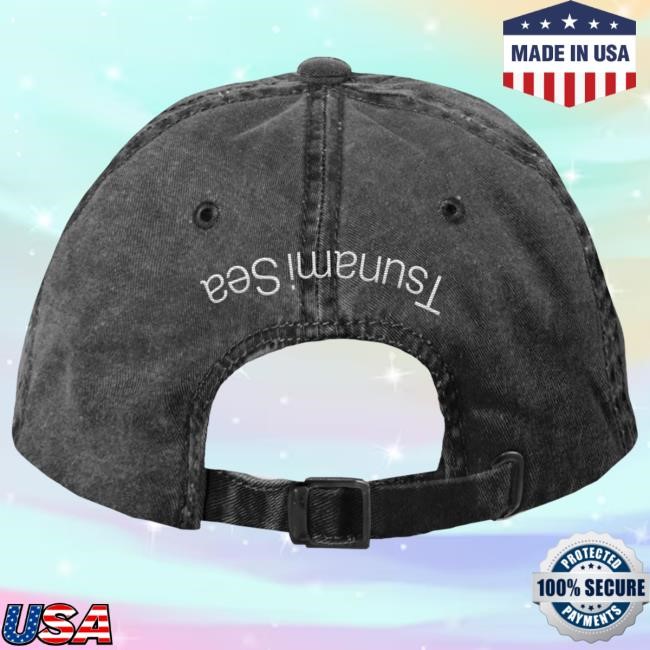 Spiritbox Tsunami Sea Branded Faded Black CapHat Spiritbox Merch