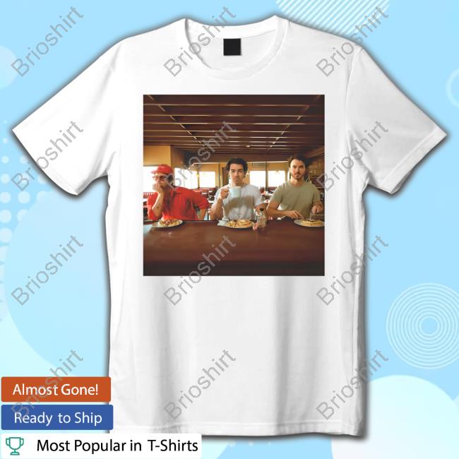 Official Jonas Brothers Tour Merch Waffle House Graphic T-Shirt