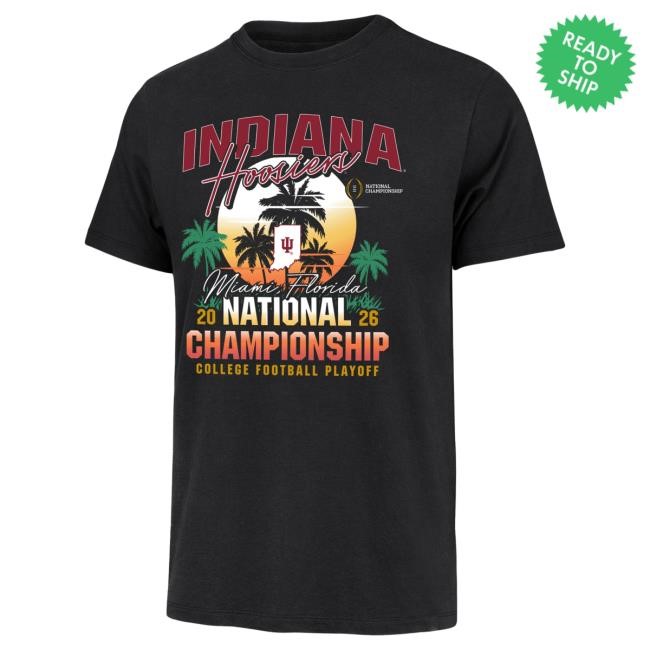 Official NCAA Football Indiana Hoosiers National Champions Match Up Shirt