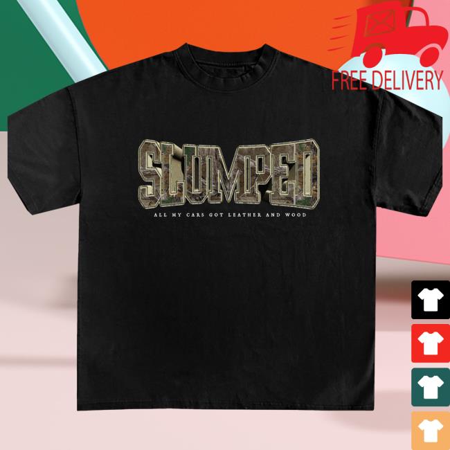 Official SlumpedBoyz Leather And Wood T-Shirts Slumped Boyz