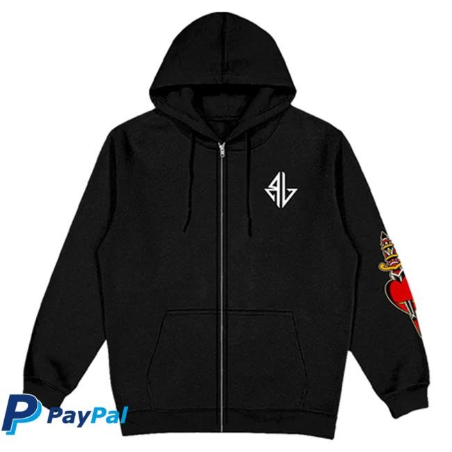 Royale Lynn Battle Ground Zip Up Hoody (Black) Royale Lynn Official Merch