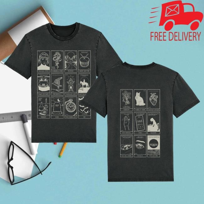 Official Maisie Peters Merch Store Shop Maisie Peters Tarot Negative Shirt MaisiePeters