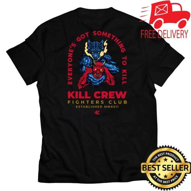 Official Kill Crew Apparel Clothing Inner Demons Popover Shirt - Black KillCrew Shop