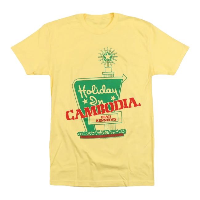 Hello Merch Dead Kennedys Holiday In Cambodia Banana Top Shirt HelloMerch