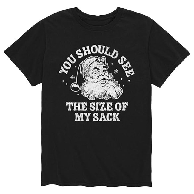 Instant Message You Should See Size Sack - Men's Short Sleeve Graphic Shirt