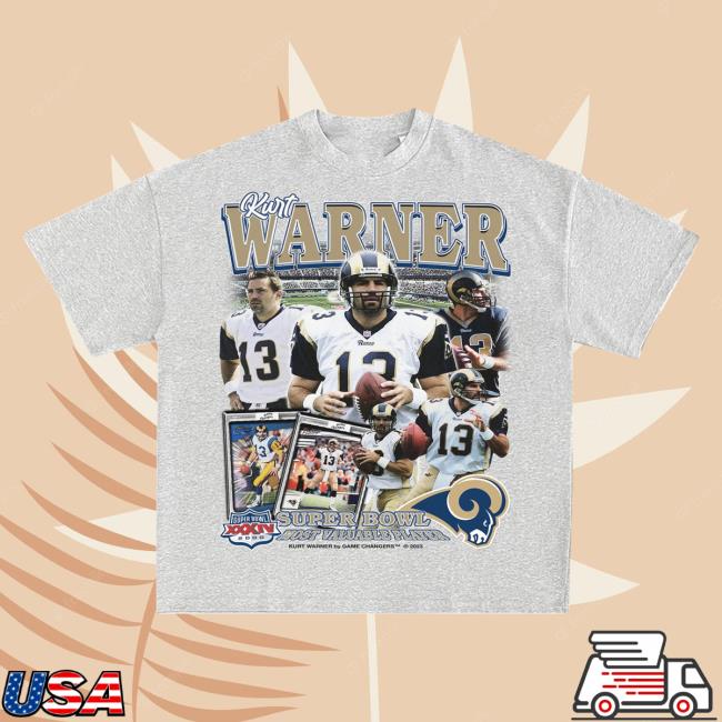Official Game Changer La Kurt Warner Shirt 2023 Ash GameChanger