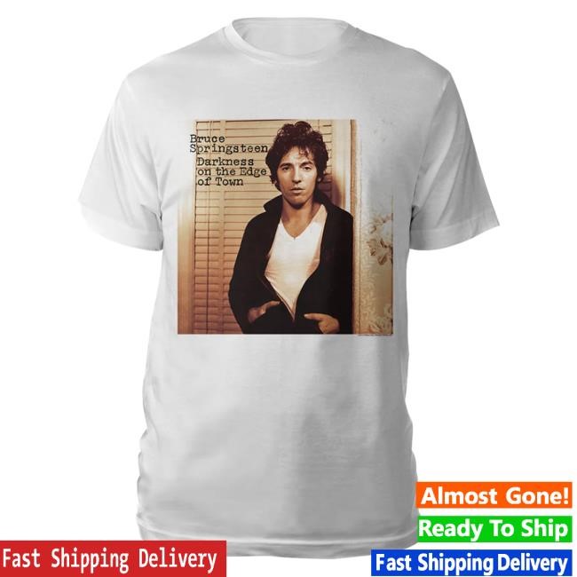 Officia Bruce Springsteen Merch Store Darkness On The Edge Of Town T-Shirt