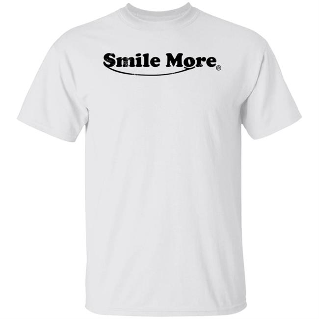 Smile More Merch Distressed Logo T Shirt