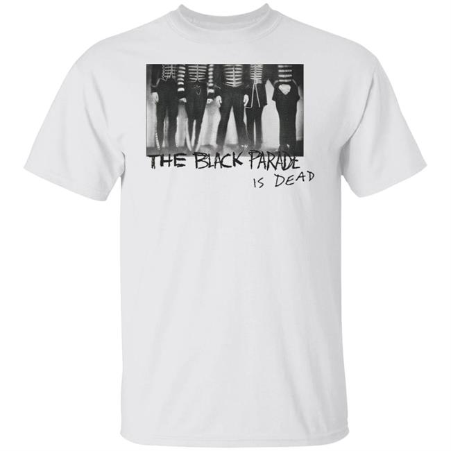 My Chemical Romance Merch The Black Parade Is Dead Lineup White T Shirt Mcr