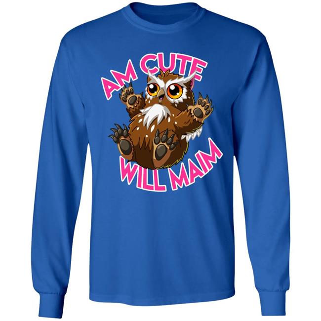 Xerjester Threadless Am Cute Will Maim Owlbear Cub Shirt Xerjester Threadless Am Cute Will Maim Owlbear Cub Shirt