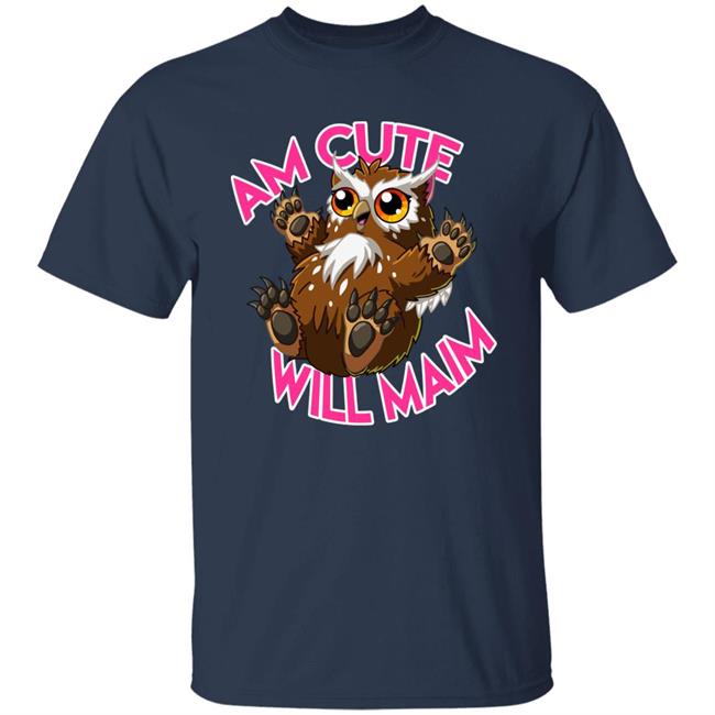 Xerjester Threadless Am Cute Will Maim Owlbear Cub Shirt Xerjester Threadless Am Cute Will Maim Owlbear Cub Shirt