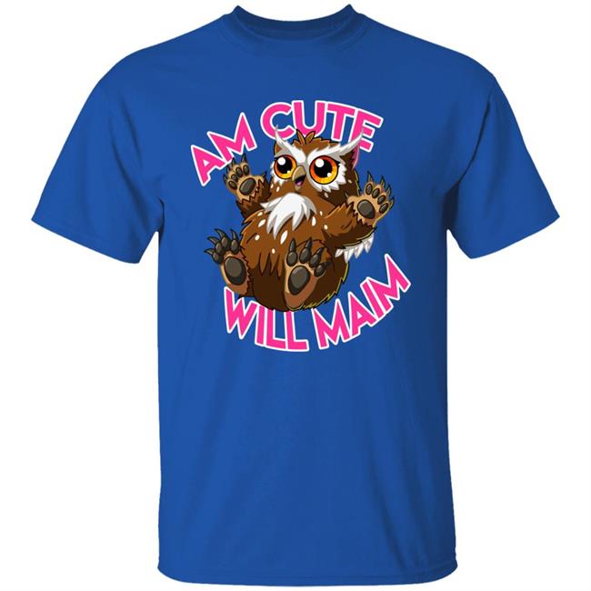 Xerjester Threadless Am Cute Will Maim Owlbear Cub Shirt Xerjester Threadless Am Cute Will Maim Owlbear Cub Shirt