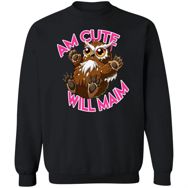Xerjester Threadless Am Cute Will Maim Owlbear Cub Shirt Xerjester Threadless Am Cute Will Maim Owlbear Cub Shirt