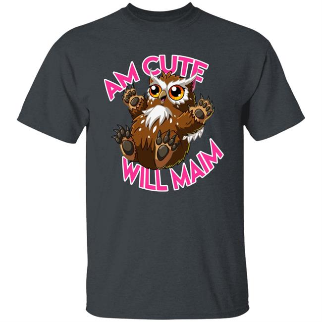 Xerjester Threadless Am Cute Will Maim Owlbear Cub Shirt Xerjester Threadless Am Cute Will Maim Owlbear Cub Shirt