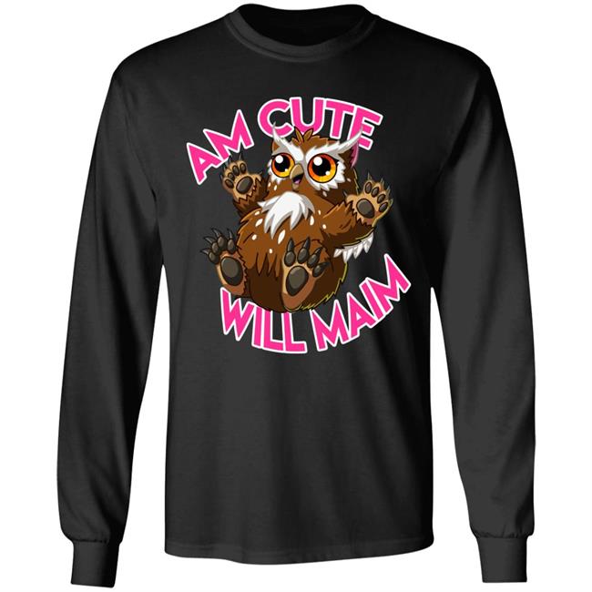 Xerjester Threadless Am Cute Will Maim Owlbear Cub Shirt Xerjester Threadless Am Cute Will Maim Owlbear Cub Shirt