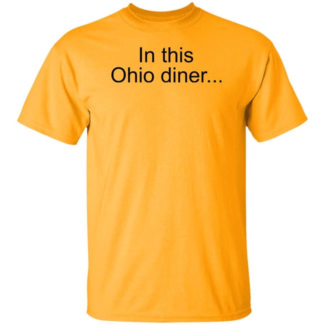 New York Times Pitchbot Merch In This Ohio Diner... T Shirt New York Times Pitchbot Merch In This Ohio Diner... T Shirt