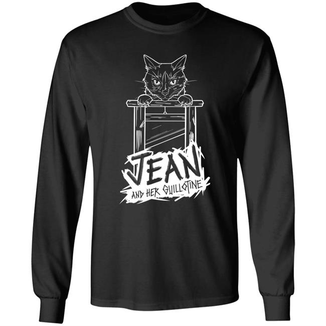 Jorts The Cat Jean And Her Guillotine Shirt Jorts The Cat Jean And Her Guillotine Shirt