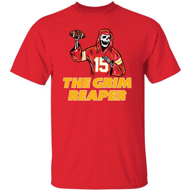 Barstool Sports Store The Grim Reaper Kc Tee Shirt Chiefsaholic Andy Reid Patrick Mahomes Kc Chiefs