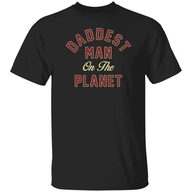 Max Holloway Merch Daddest Man On The Planet Black Tee Shirt
