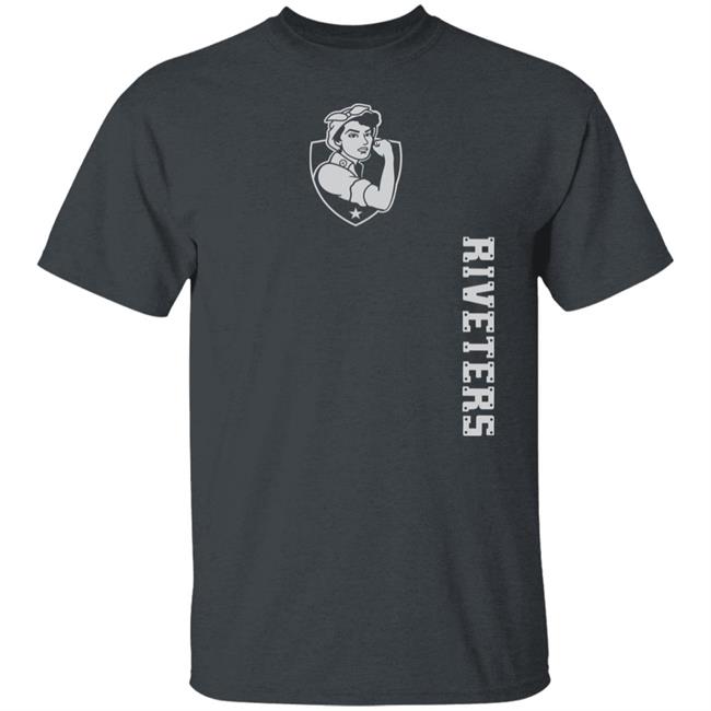 Metropolitan Riveters Rivetershockeyshop Steel Stretch Riveters Tee Shirt