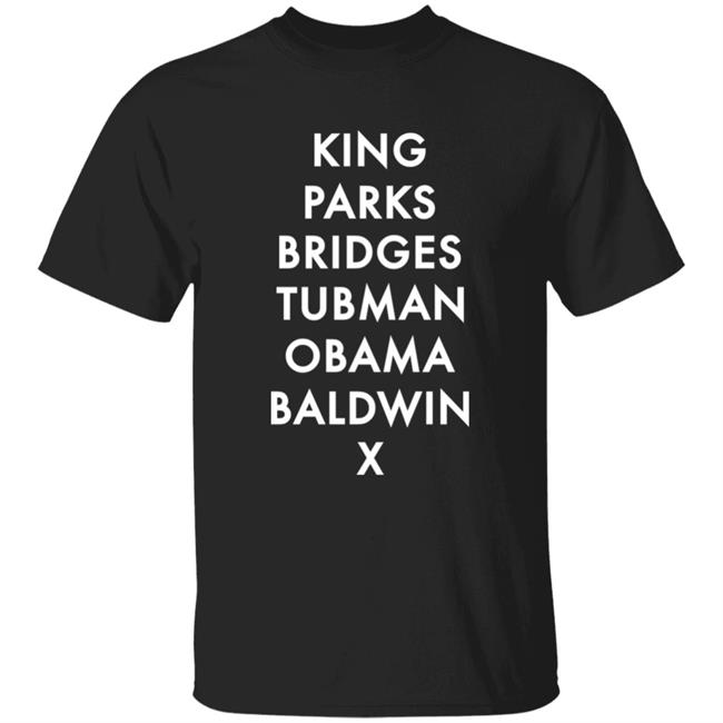 Brandi Rhodes Shirts American History Is Black King Parks Bridges Tubman Obama Baldwin X Shirt
