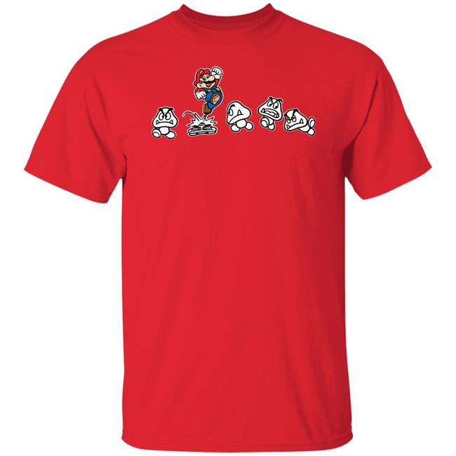 Nintendo Merch Super Mario And Goombas T Shirt