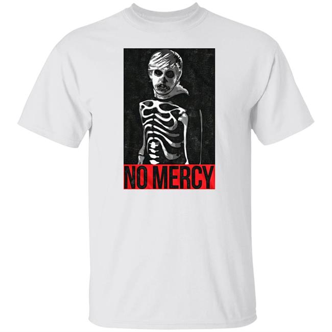No Mercy Karate Kid Cobra Kai Johnny Lawrence Skeleton Shirt Thesocietees