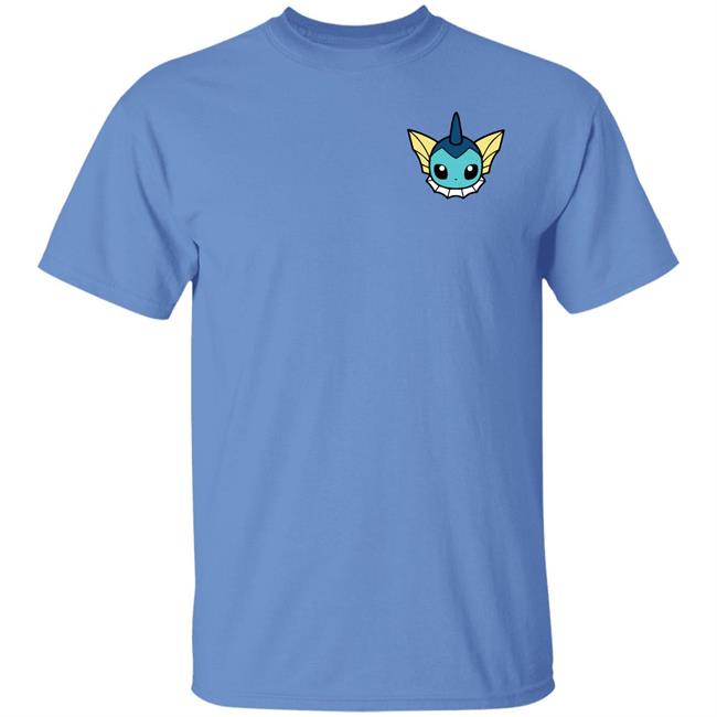 Mark Zimmerman Pokémon Vaporeon Blue T Shirt