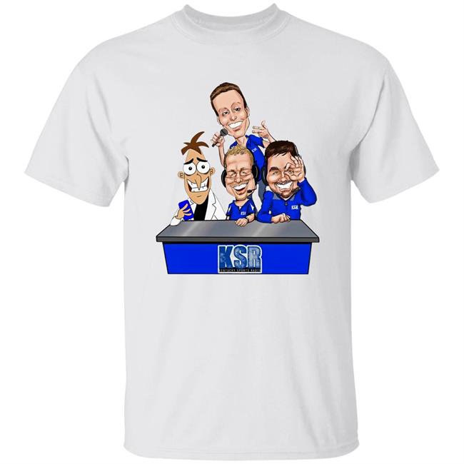 KSR Kentucky Sports Radio Phineas And Pherb Cartoon Shirt BigBlueAndrew