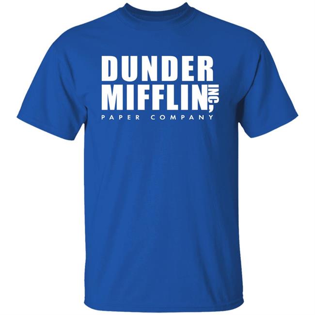 Dunder Mifflin INC Paper Company Shirt Rainnwilson
