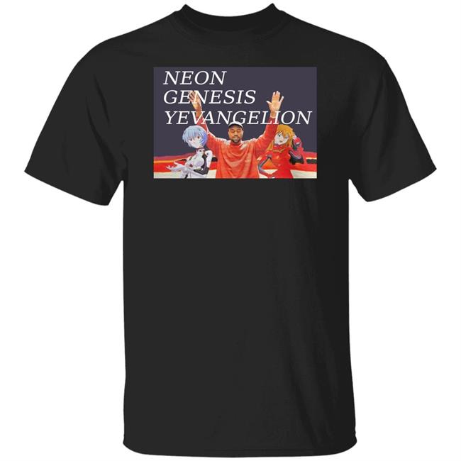 Kanye Neon Genesis Yevangelion Shirt