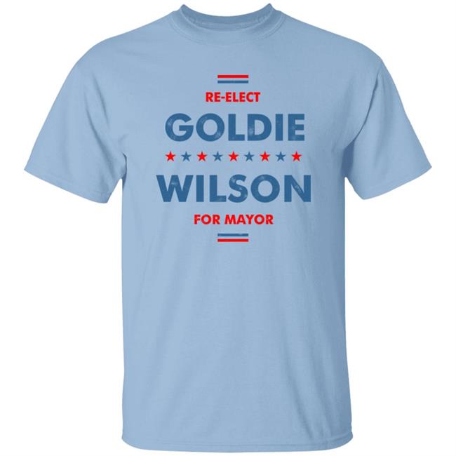 M00nshot Store Merch Re-Elect Goldie Wilson For Mayor Shirt Lamar Giles