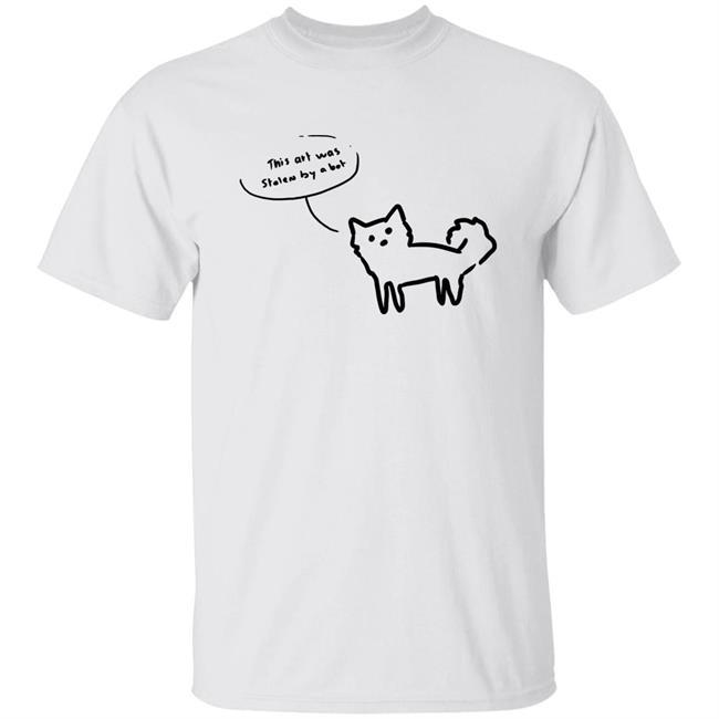 Notidee This Art Was Stelen By A Bot Shirt