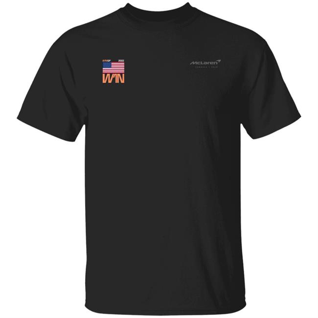 Mclaren Merch Celebrate Lando's Win Miani Gp Winners 2022 T Shirt