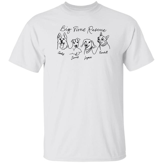 Big Time Rush Merch Big Time Rush Big Time Rescue Tee Shirt Kendall James Logan Carlos