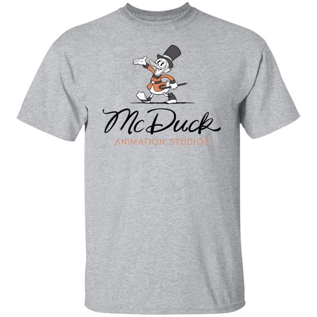 Jeremiah Alcorn Mc Duck Animation Studios Shirt