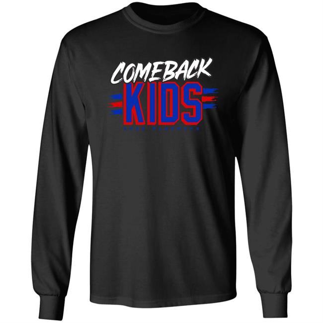 Comeback Kids 2022 Playoffs Shirt We Bleed Blue NYC Merch Store