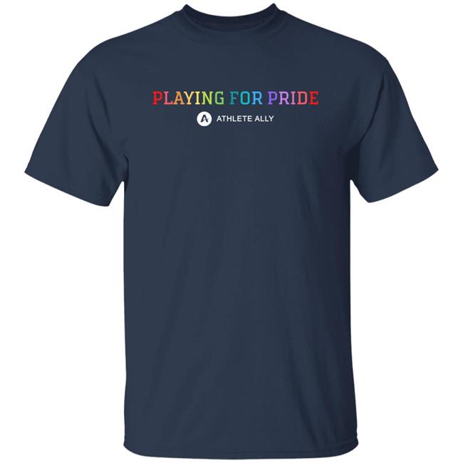 Playing For Pride Athlete Ally T Shirt Johnny Stanton