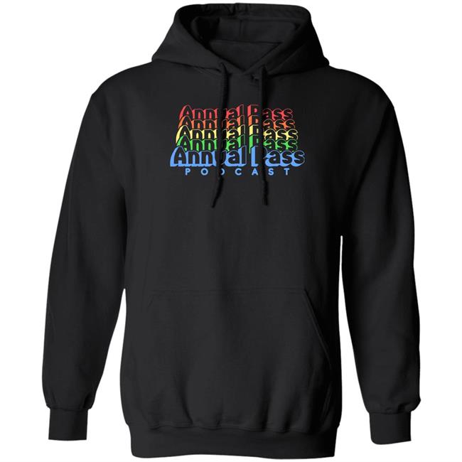 Annual Pass Pride Stack Shirt Rooster Teeth Merch Dave Cobb Annual Pass Jack Pattillo Geoff Ramsey